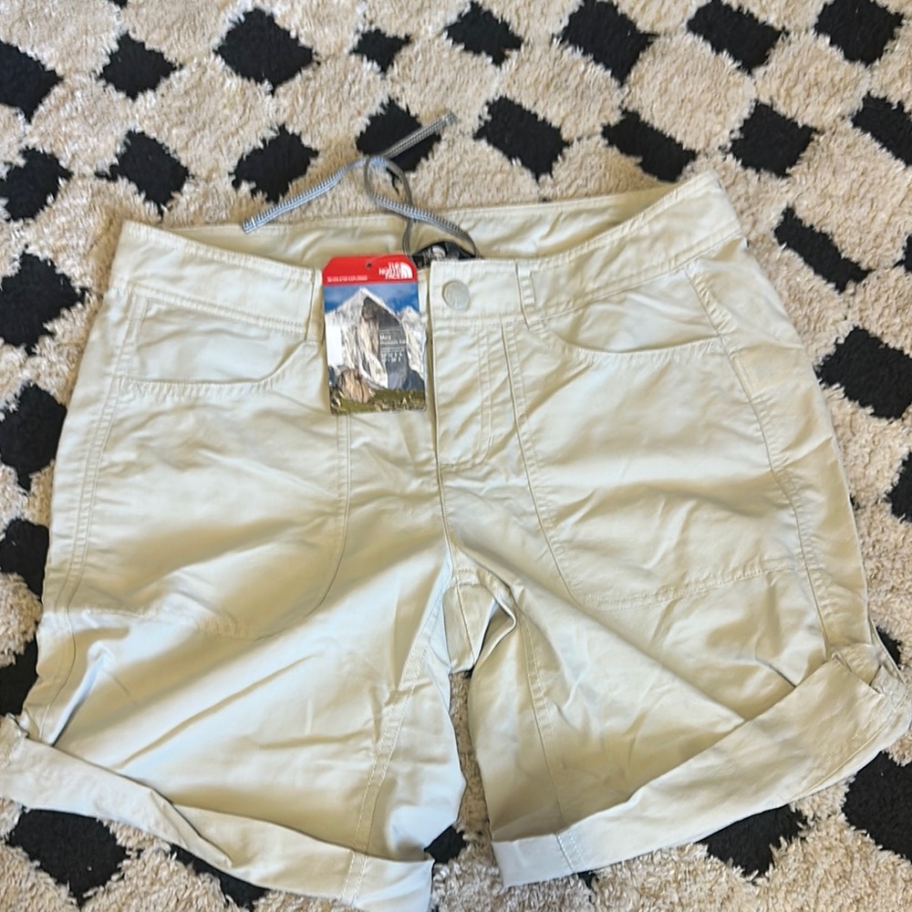 The North Face Tan Cargo Shorts for Versatile Outdoor Adventures